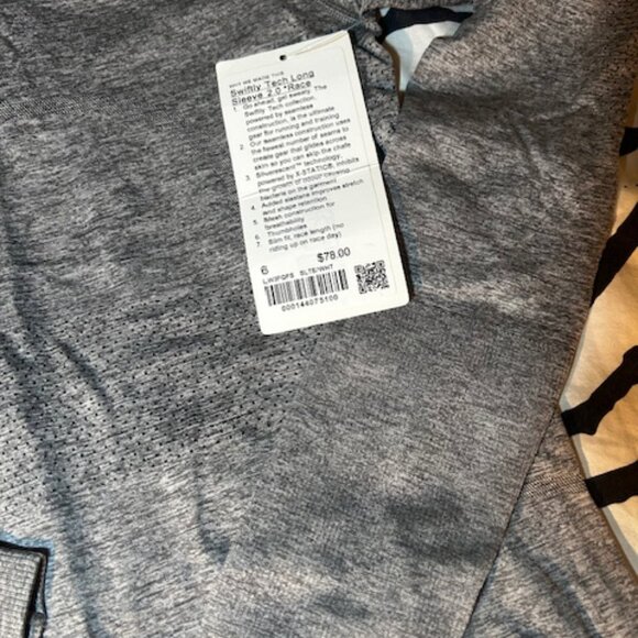 New - Lululemon Swiftly Tech Long Sleeve (sz 6) - Picture 2 of 4